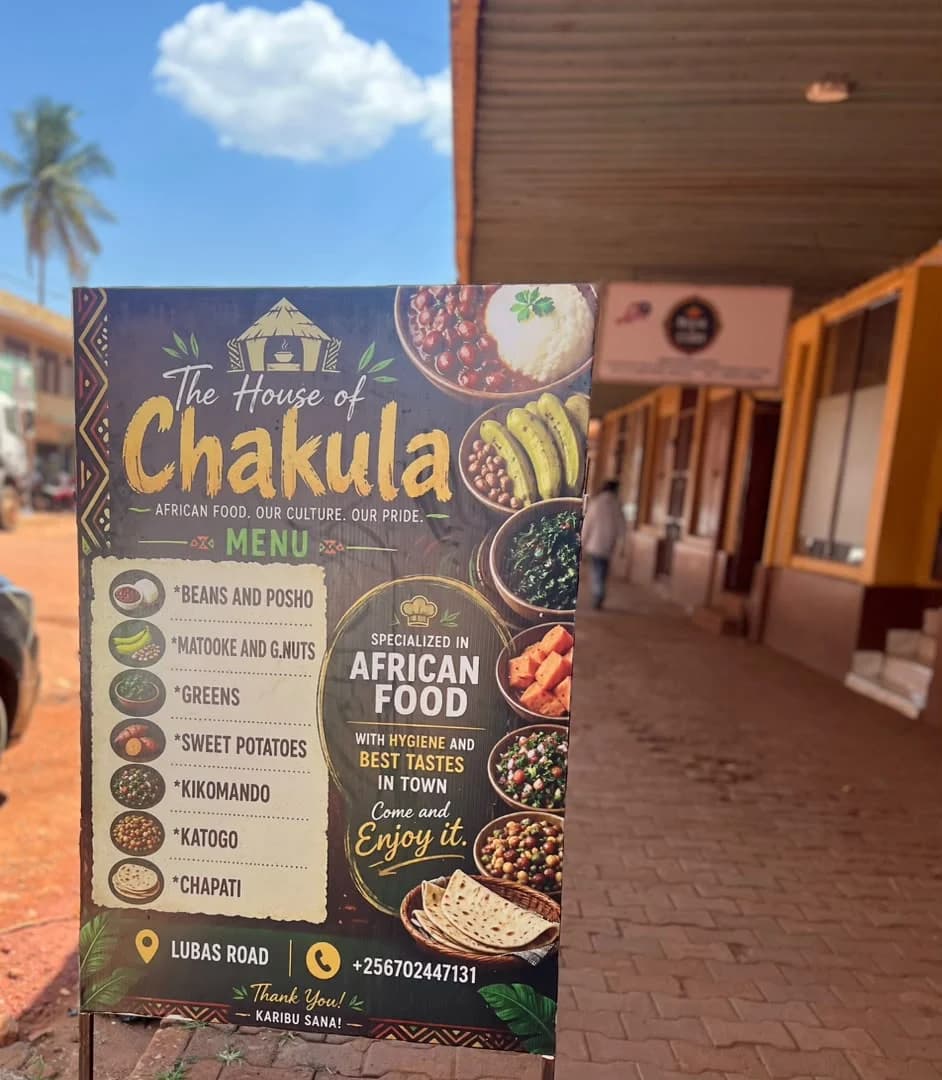The house of Chakula in Jinja