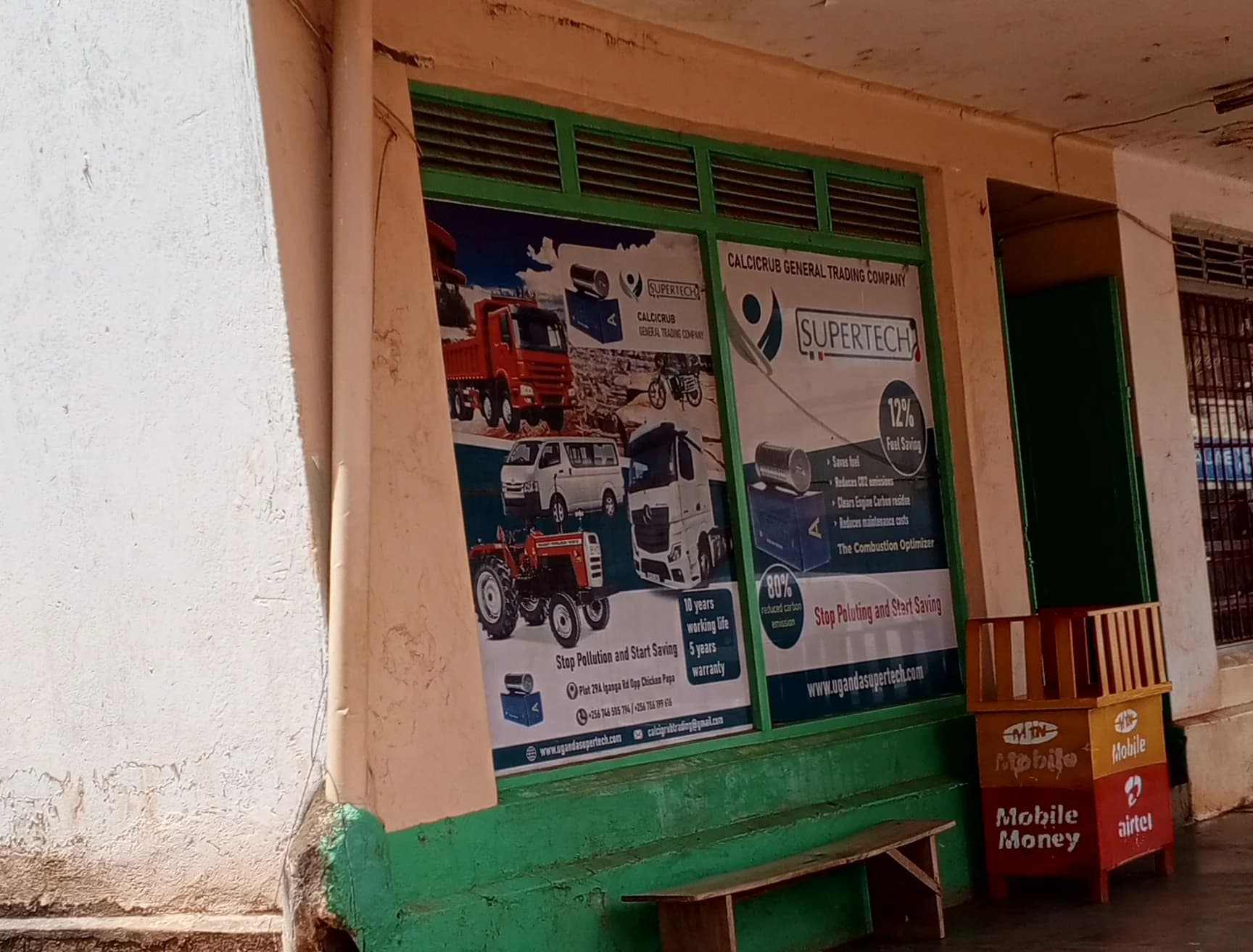 Calcicrub general trading Green company in Jinja