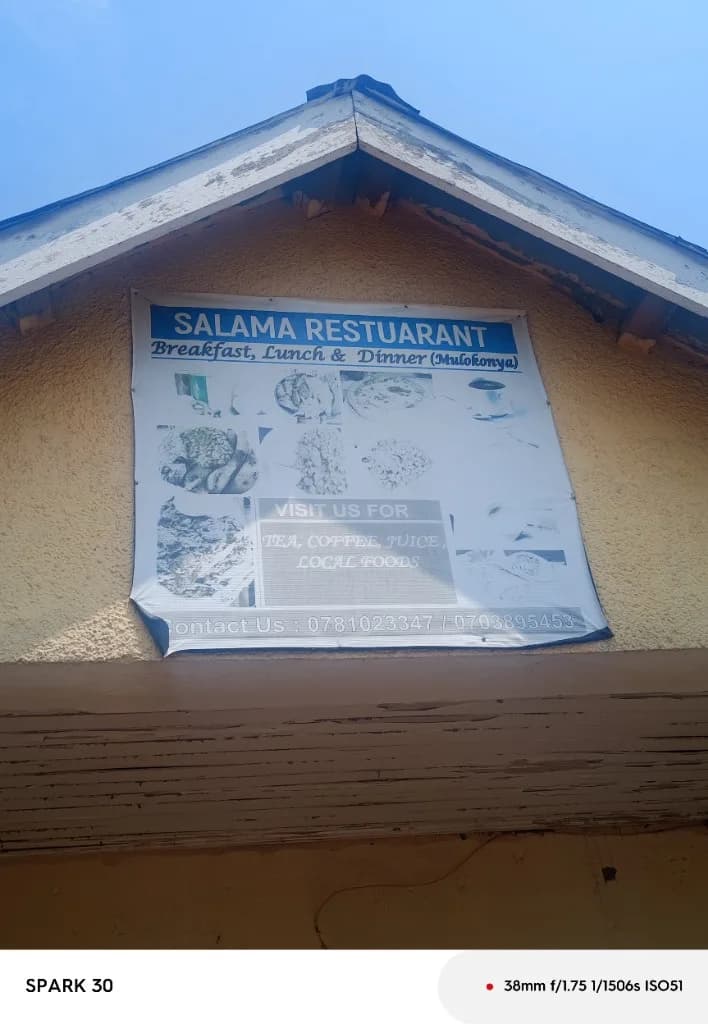 Salaam restaurant in Kasese