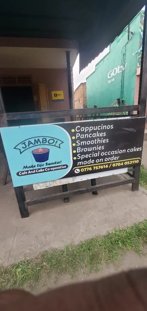 Jambo restaurant in Kasese