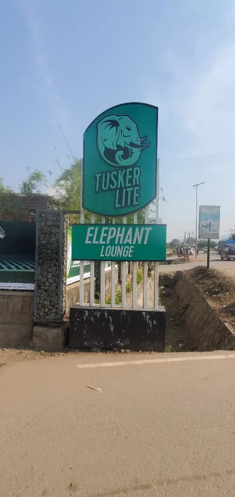 Elephant lounge in Kasese