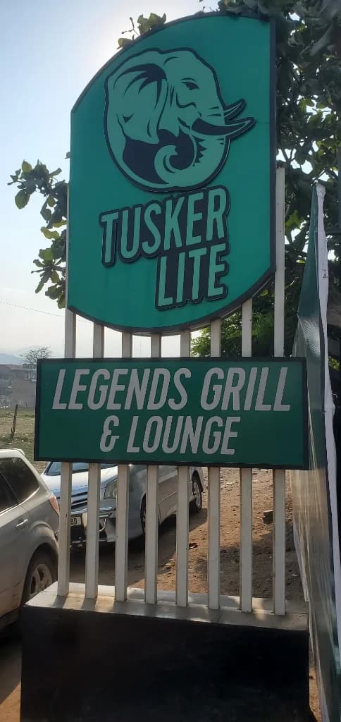 Legends bar and grill in Kasese