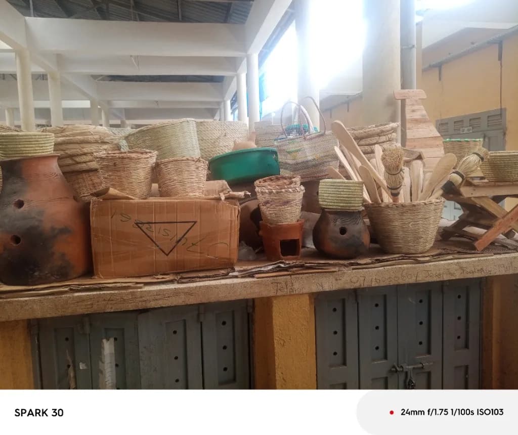Jozefine and Son craft shop in Kasese