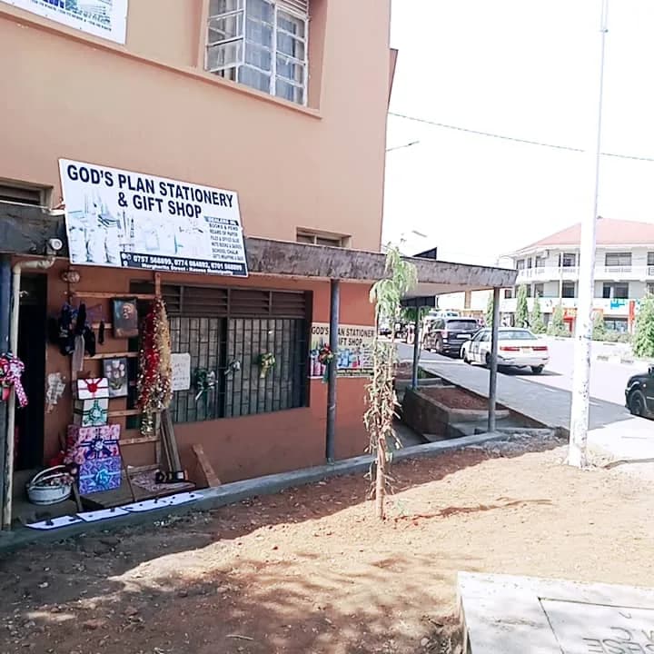 God's plan stationery and gift shop in Kasese