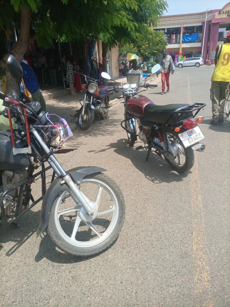 Town council boda stage in Kasese